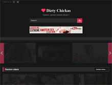 Tablet Screenshot of dirtychickas.com